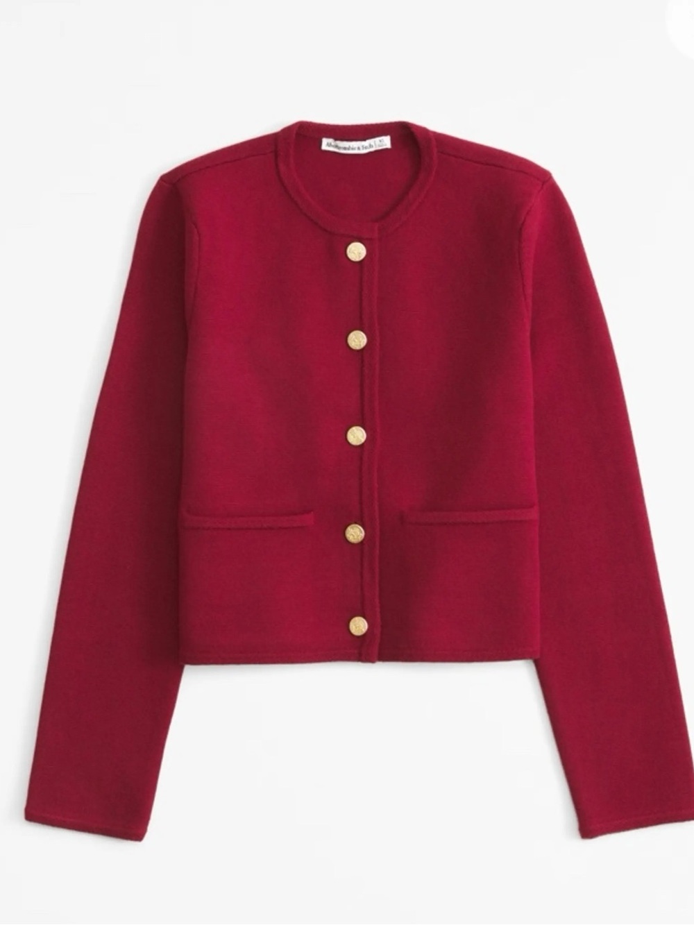 Abercrombie & Fitch luxeloft Collarless Sweater Jacket